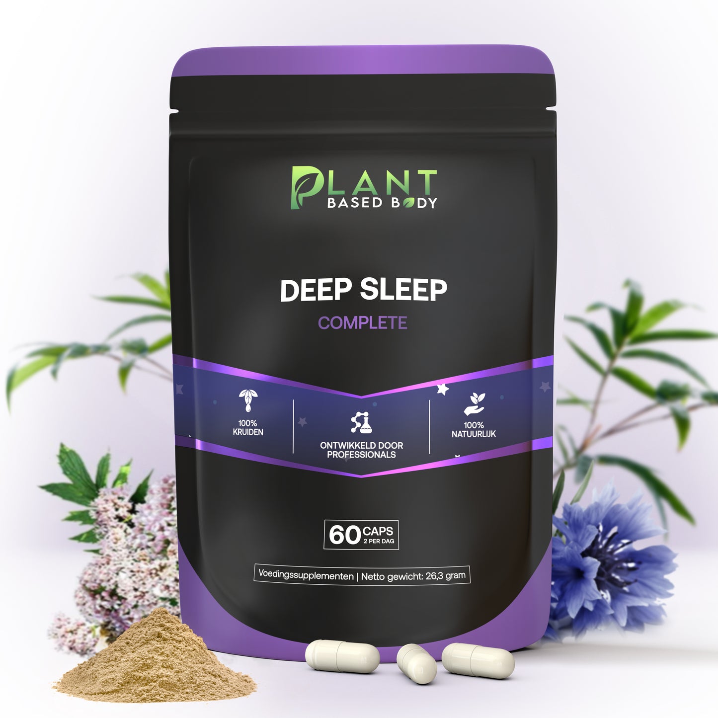Deep Sleep β Natuurlijke slaappillen voor nachtrust en tegen stress β 60 capsules