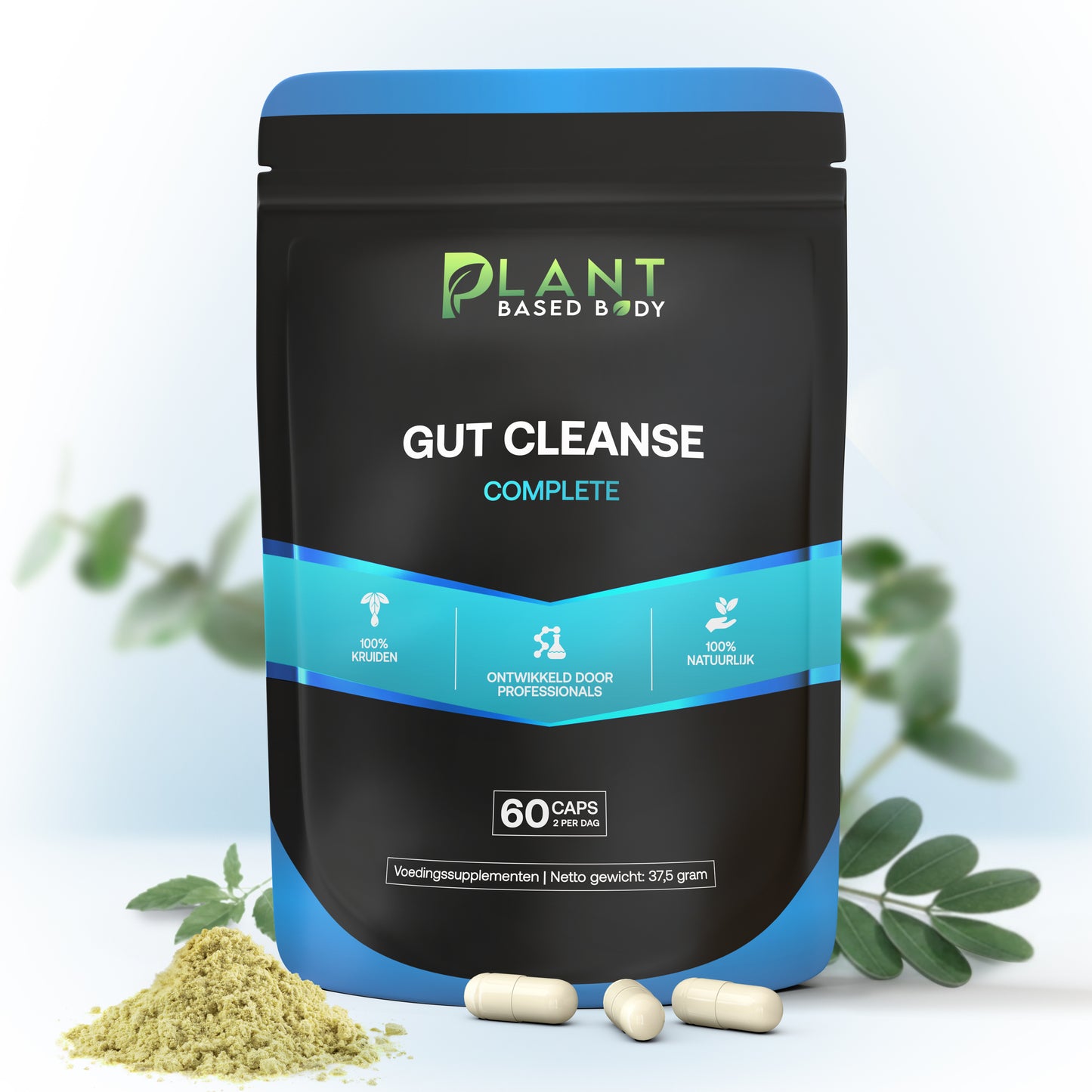 Gut Cleanse β Darm Detox voor natuurlijke darmreiniging β 60 capsules