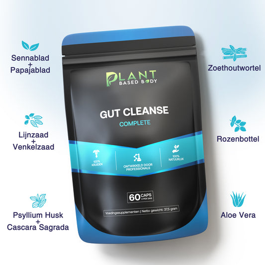 Gut Cleanse – Darm Detox voor natuurlijke darmreiniging – 60 capsules