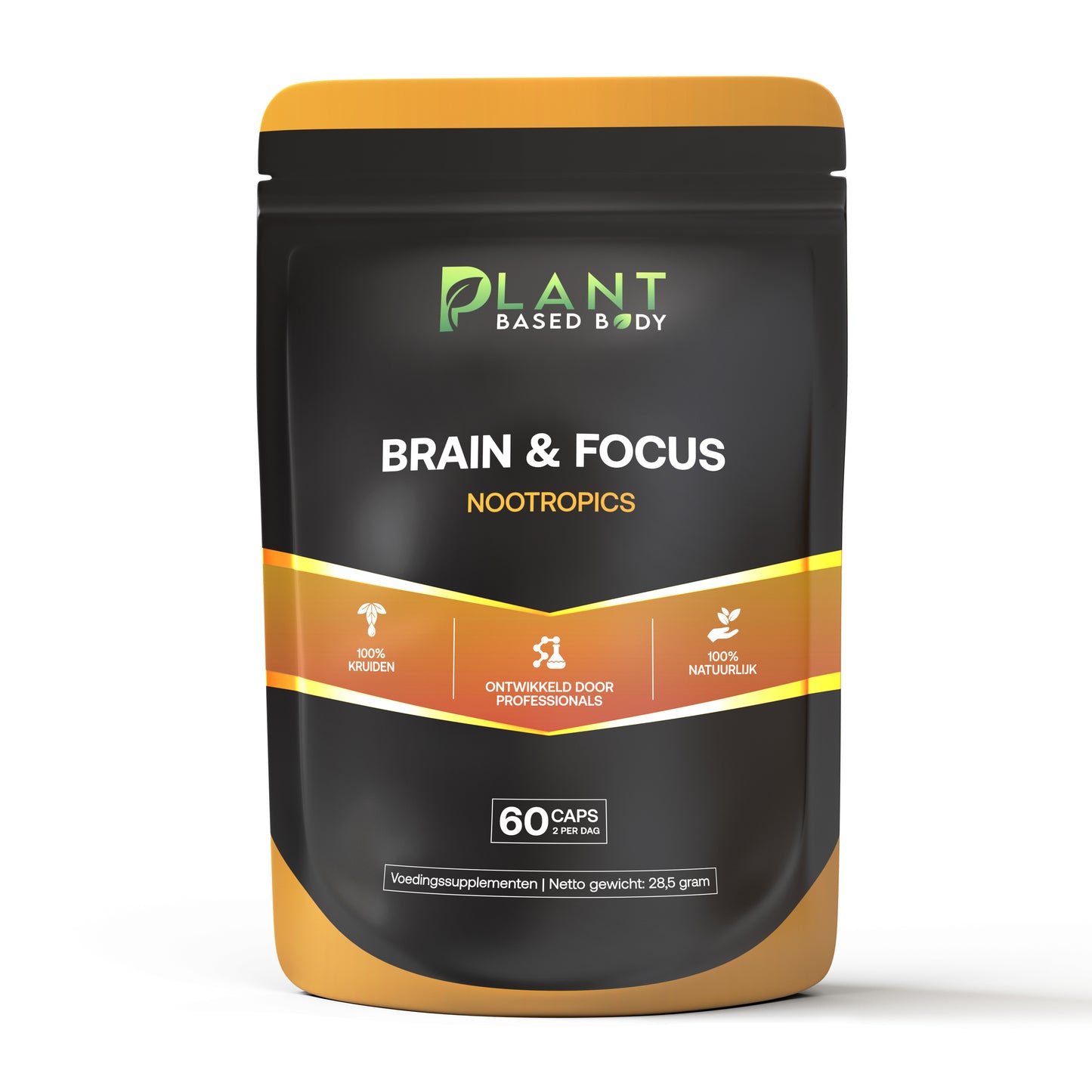 Brain & Focus - Nootropics β ConcentraBepillen voor studeren en werk β 60 capsules